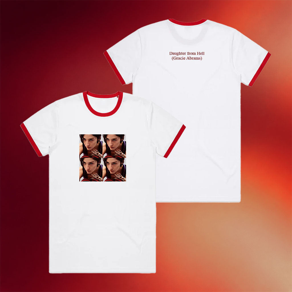 Gracie Abrams Merch 2026 Daughter From Hell Ringer T-Shirt Presents For Music Lovers - Merchluma