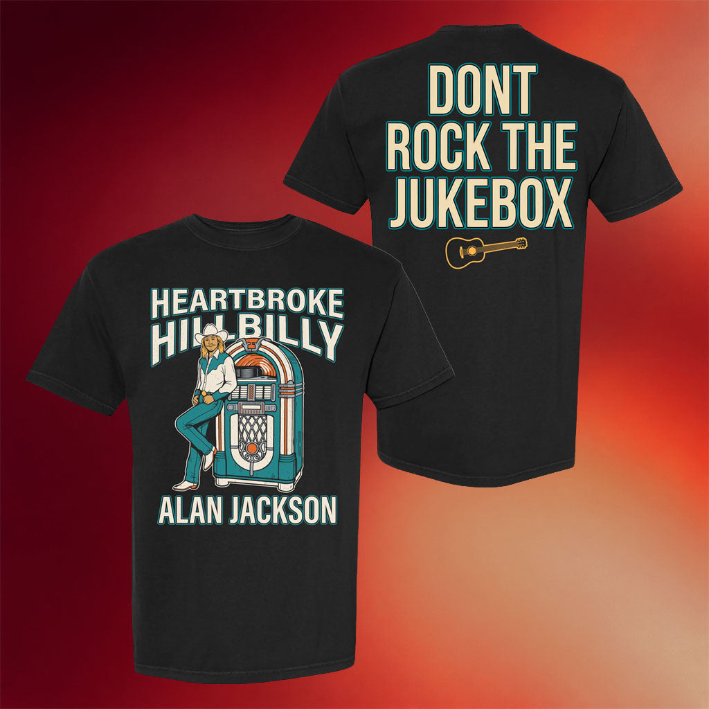 Alan Jackson Merch 2026 Heartbroke Hillbilly T-Shirt Don't Rock The Jukebox Shirt Fan Gifts - Merchluma