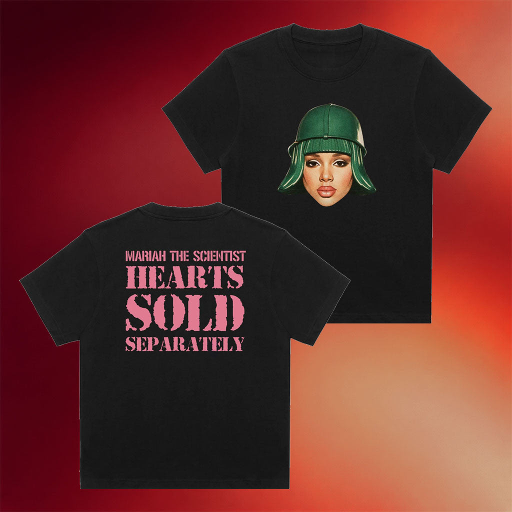 Mariah The Scientist Merch 2026 HSS Face T-Shirt Black Best Gifts For Music Lovers - Merchluma