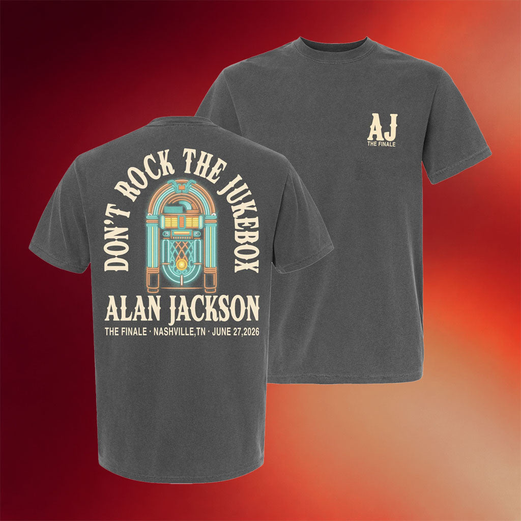Alan Jackson Merch 2026 Don't Rock The Jukebox T-Shirt AJ Finale Merch Gift For Country Fans - Merchluma