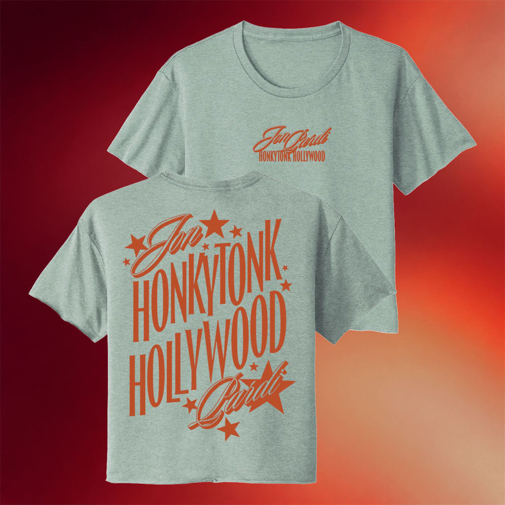 Jon Pardi Merch 2026 Honkytonk Hollywood Crop Top Music Lover Gift Ideas For Her - Merchluma