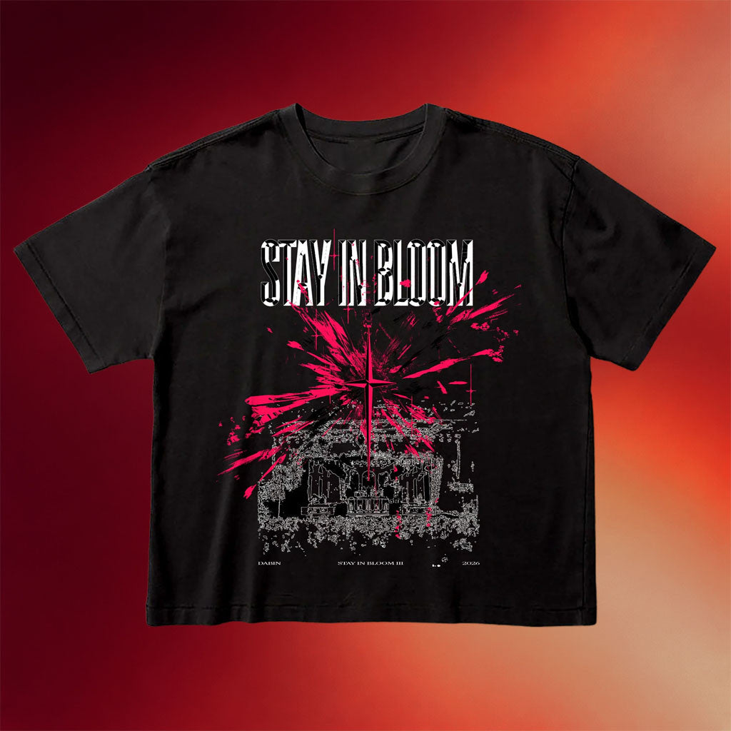 Dabin Merch 2026 Stay In Bloom T-Shirt Black Birthday Gift Ideas For Him - Merchluma