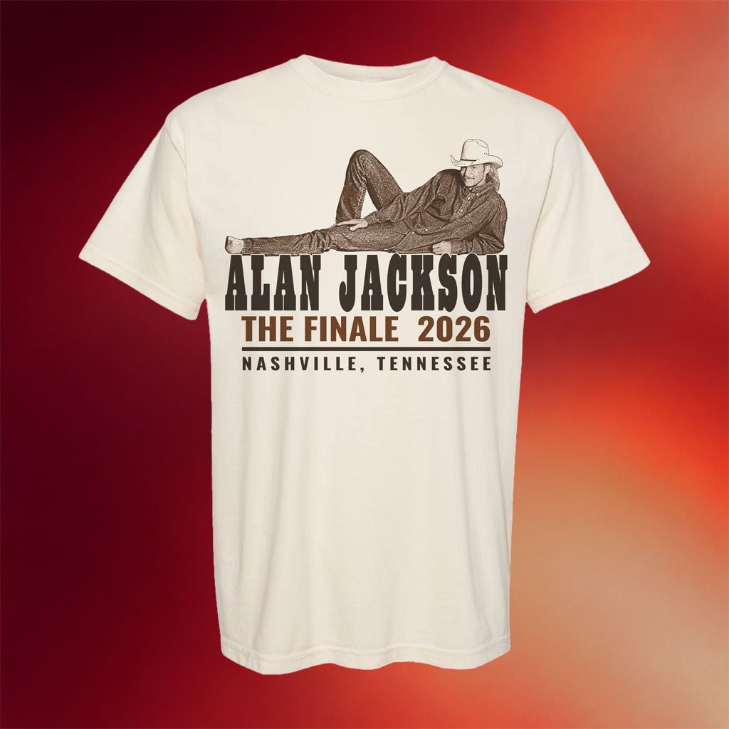 Alan Jackson Merch 2026 Alan Laying Down T-Shirt Alan Jackson Finale Merch Country Fan Gifts - Merchluma