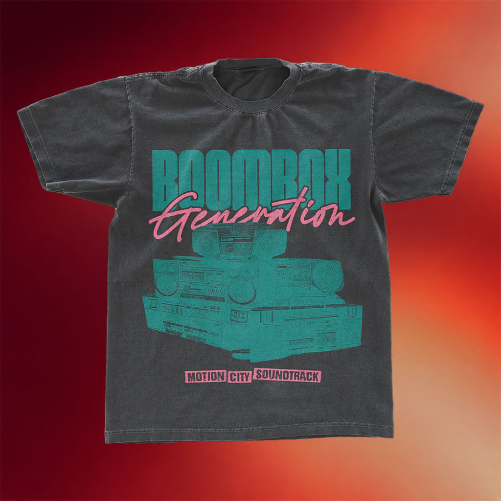 Motion City Soundtrack Merch 2026 Boombox T-Shirt Gifts For A Rock Music Lover - Merchluma