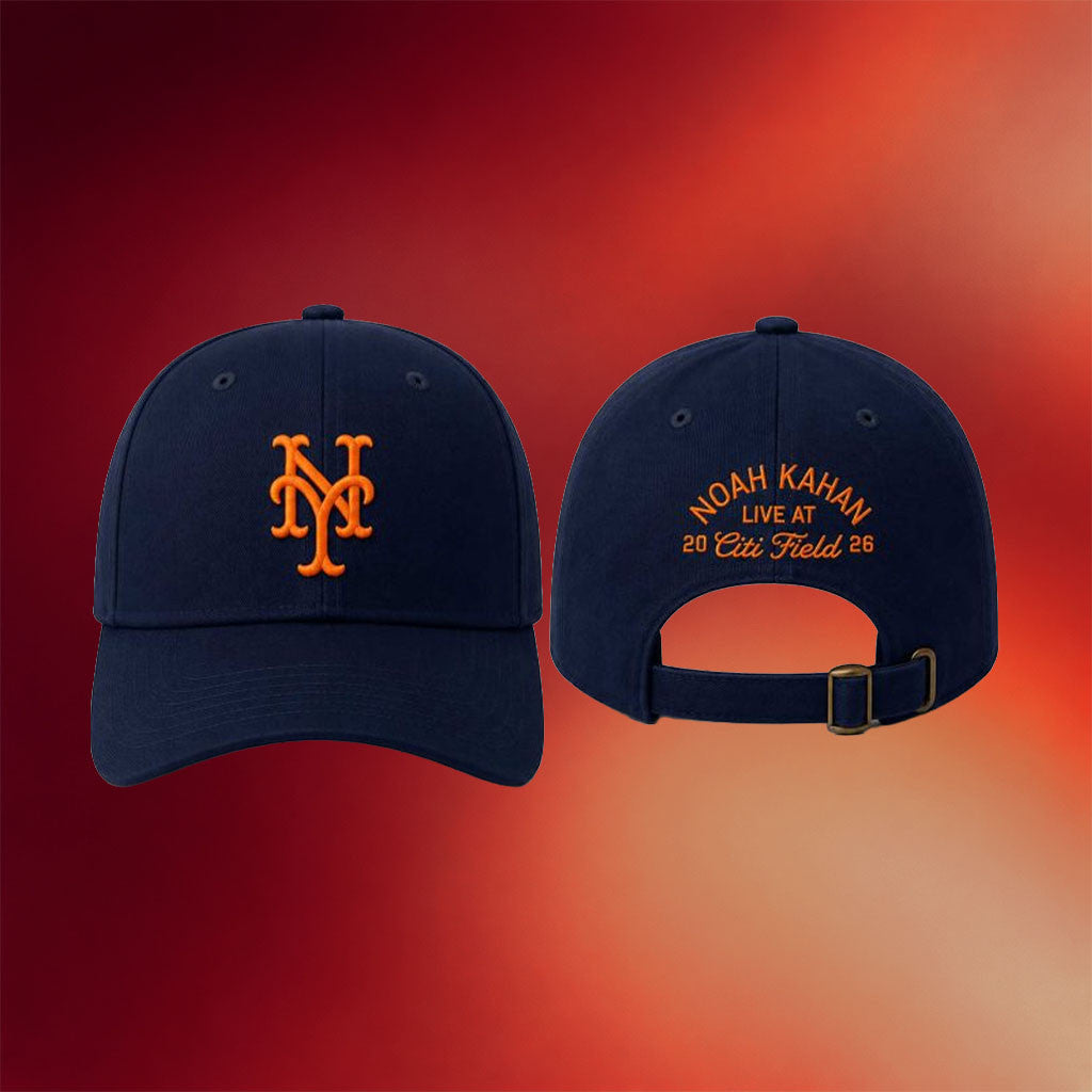 Noah Kahan Merch Citi Field July 18 2026 Noah Kahan Mets Hat Embroidered Noah Kahan Tour Merch - Merchluma
