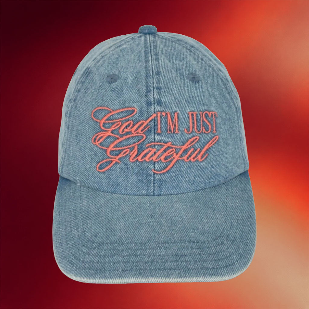 Elevation Worship Merch 2026 God I'm Just Grateful Hat Embroidered Christian Hat Band Fan Gifts - Merchluma