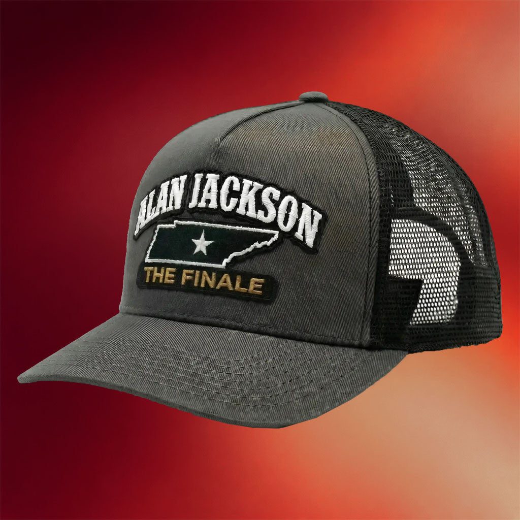 Alan Jackson Merch 2026 Alan Jackson The Finale Trucker Hat Present For Country Music Fans - Merchluma