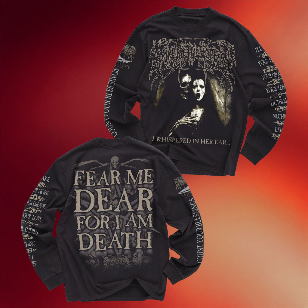 Bring Me The Horizon Merch 2026 Fear Me Dear Long Sleeve Shirt Gifts For Rock Music Lovers - Merchluma