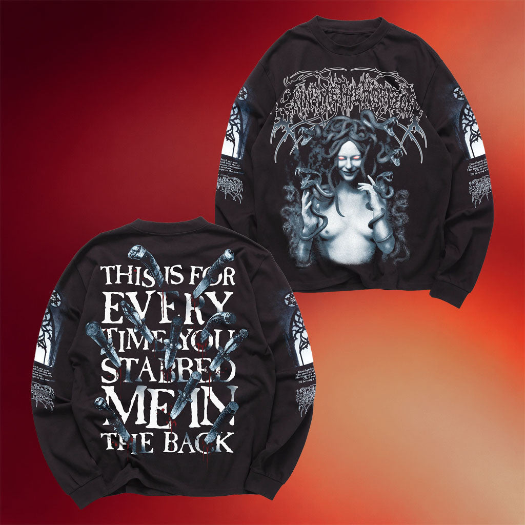 Bring Me The Horizon Merch 2026 Medusa Long Sleeve Shirt Present For Rock Band Fans - Merchluma