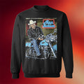 Alan Jackson Merch 2026 Vintage Biker Sweatshirt Black Best Gift For Country Music Fans - Merchluma