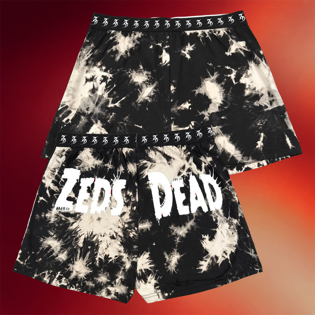 Zeds Dead Merch 2026 Zeds Dead Tie Dye Boxer Shorts Best Gift For EDM Fans - Merchluma