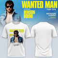 Benson Boone Wanted Man Tour 2026 T-Shirt White Benson Boone Merch Present For Music Lovers - Merchluma