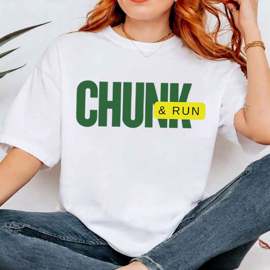 Chunk And Run Shirt Funny Golf Saying T-Shirt Gift Ideas For Friends - Merchluma
