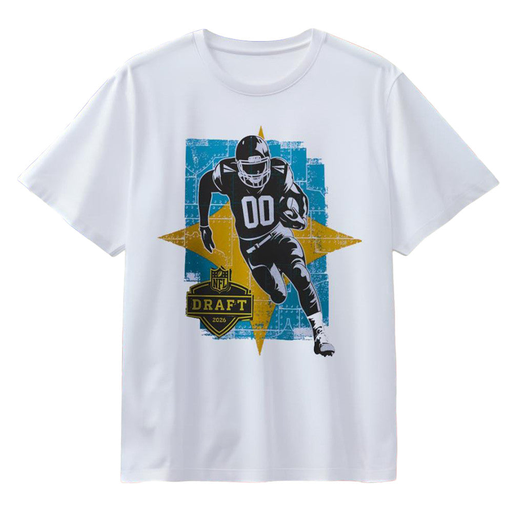 Draft 2026 Football Player T-Shirt Best Gift For Football Lovers - Merchluma