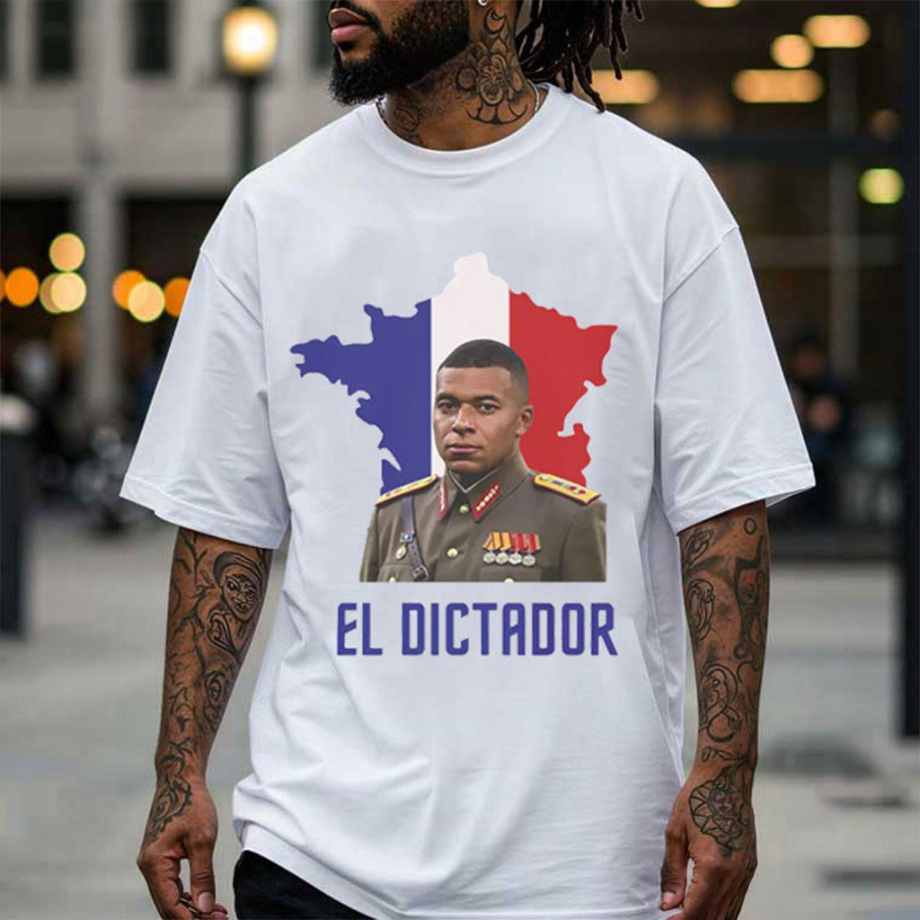 El Dictador Kylian Mbappe Shirt Funny Meme Football T-Shirt Mbappe France Merch Gift For Friend - Merchluma