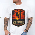 Keeping The Lights On Lineman Electric Utility Worker T-Shirt Gifts For Lineman - Merchluma