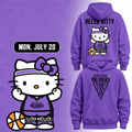 2026 Golden State Valkyries X Hello Kitty July Game Night Hoodie Valkyries Merch Gift For Fans - Merchluma