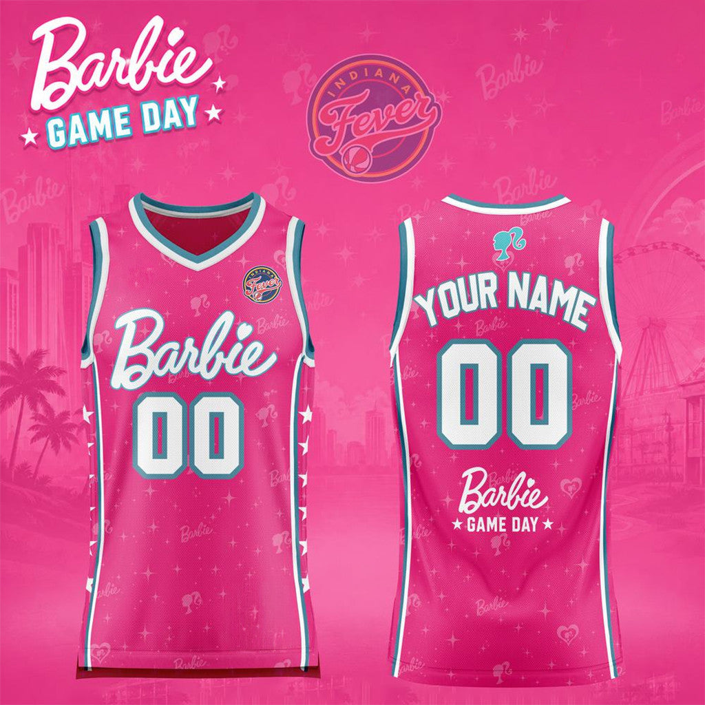 Personalized Washington Mystics Barbie Game Day 2026 Basketball Jersey Mystics Merch Fan Gifts - Merchluma