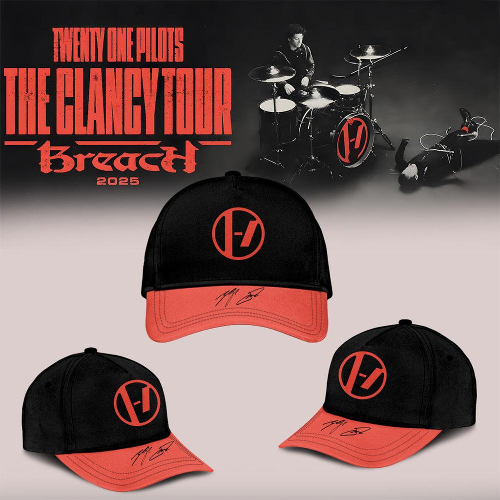 Twenty One Pilots The Clancy Tour Breach 2025 Hat Twenty One Pilots Merch Fans Gifts - Merchluma