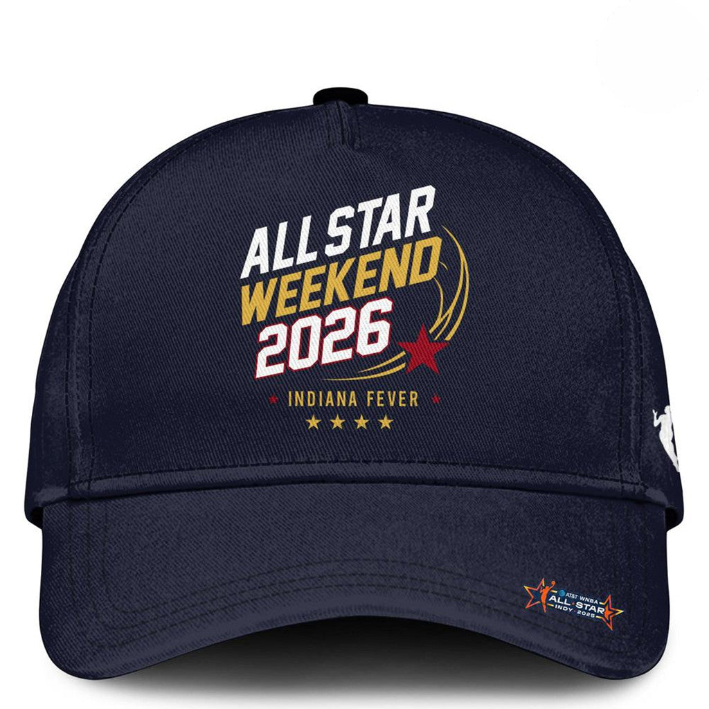 Caitlin Clark WNBA All Star Weekend 2026 Indiana Fever Hat Basketball Fan Gear Gifts For BFF - Merchluma