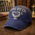 Phi Beta Sigma Fraternity Navy Blue Hat Embroidered Gift Ideas For Brother - Merchluma