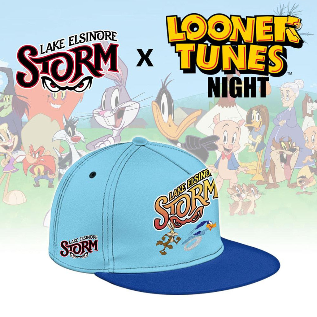Lake Elsinore Storm Looney Tunes Snapback Hat 2026 Lake Elsinore Storm Merch Present For Him - Merchluma