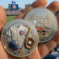 Chicago Cubs 150Th Anniversary Commemorative Coin 2026 Chicago Cubs Merch Baseball Fan Gifts - Merchluma