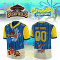 Personalized Tucson Sugar Skulls X Spongebob Squarepants Football Jersey TS Skulls Merch - Merchluma