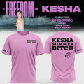 Kesha Merch 2026 The Freedom Tour T-Shirt Kesha Summer Btch Shirt Gift For Music Fans - Merchluma