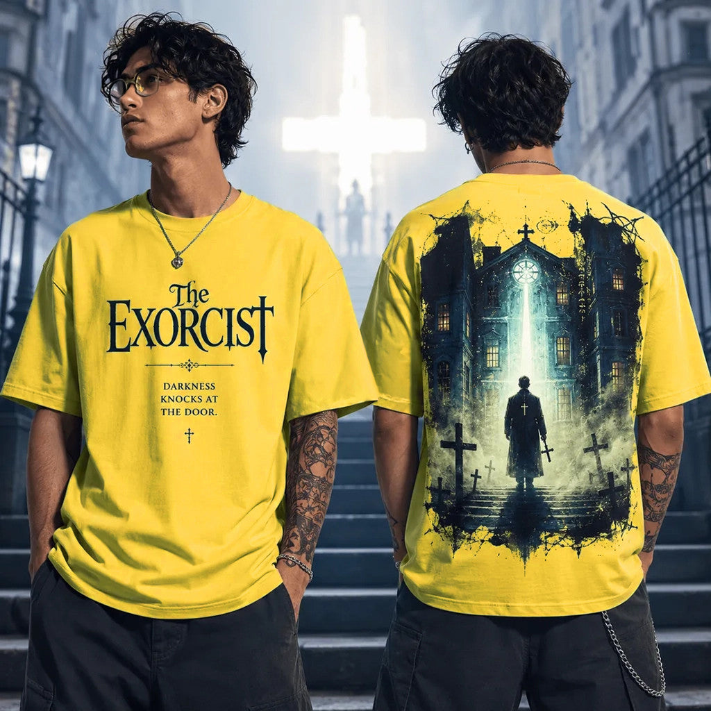 The Exorcist Darkness Knocks At The Door T-Shirt The Exorcist Merch Gift For Horror Movie Fans - Merchluma