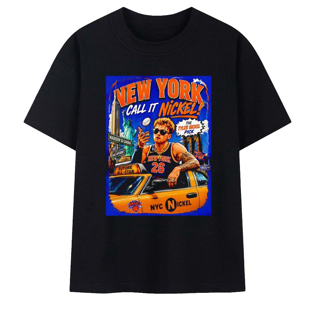 Tyler Nickel New York Knicks Future All-Star Call It Nickel T-Shirt Tyler Nickel Merch Fan Gift - Merchluma