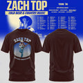 Zach Top Merch Cold Beer And Country Music Tour 2026 Shirt Music Lover Gifts For Him - Merchluma