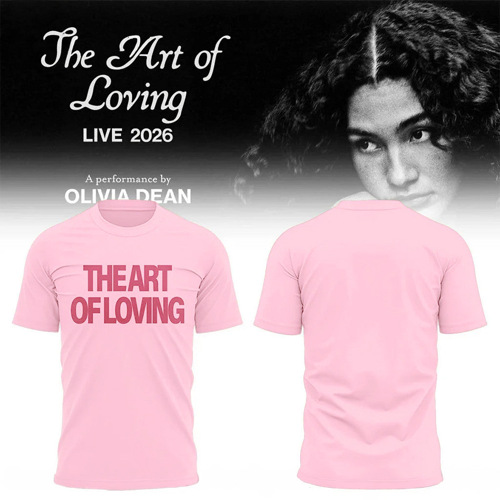 Olivia Dean Merch The Art Of Loving Live 2026 T-Shirt Cool Gifts For Music Lovers - Merchluma