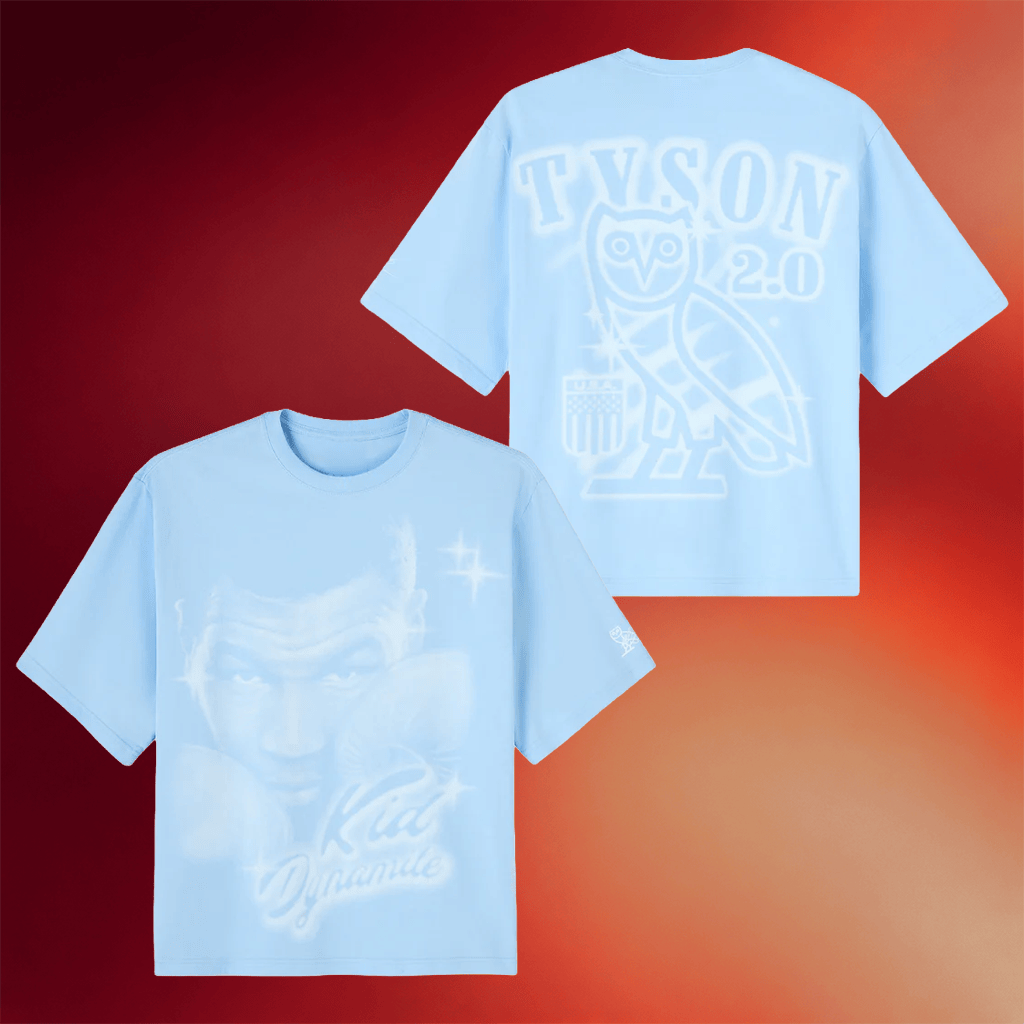 OVO Merch 2026 Tyson Airbrush T-Shirt Kid Dynamite Shirt Gifts For Boxer Fans - Merchluma