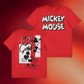 PEP Stores Merch Red Mickey Mouse T-Shirt Birthday Gift Ideas For Friends - Merchluma