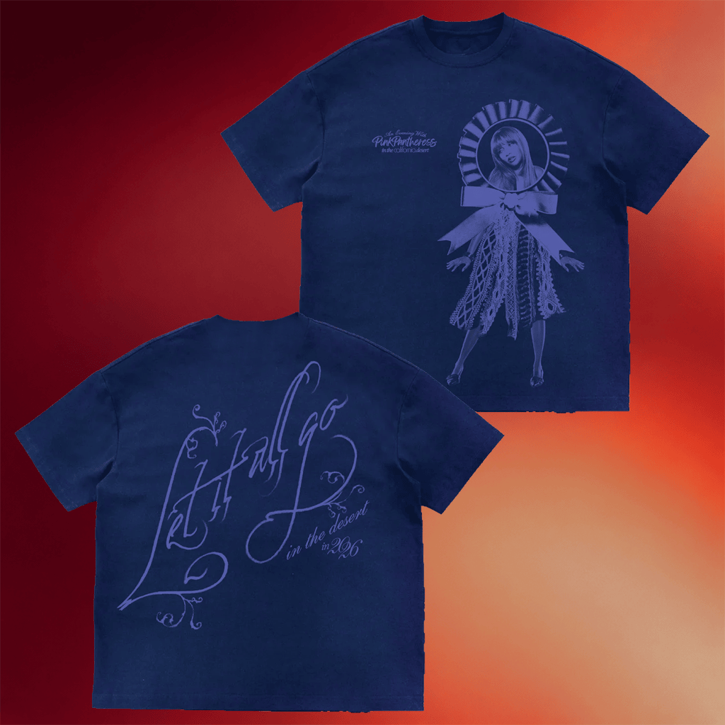 PinkPantheress Coachella Merch PinkPantheress Let It All Go T-Shirt Coachella Merch 2026 - Merchluma