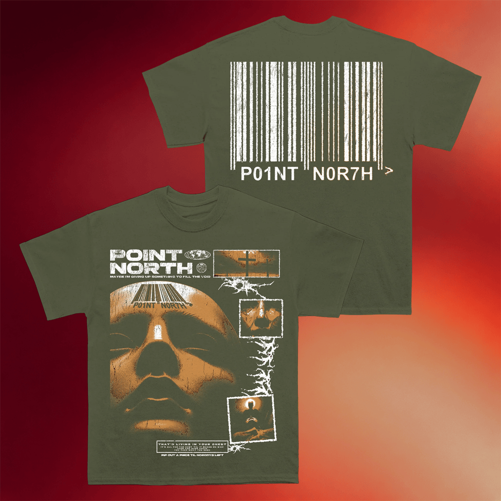 Point North Merch 2026 Barcode T-Shirt Point North Shirt Gifts For Rock Band Lovers - Merchluma