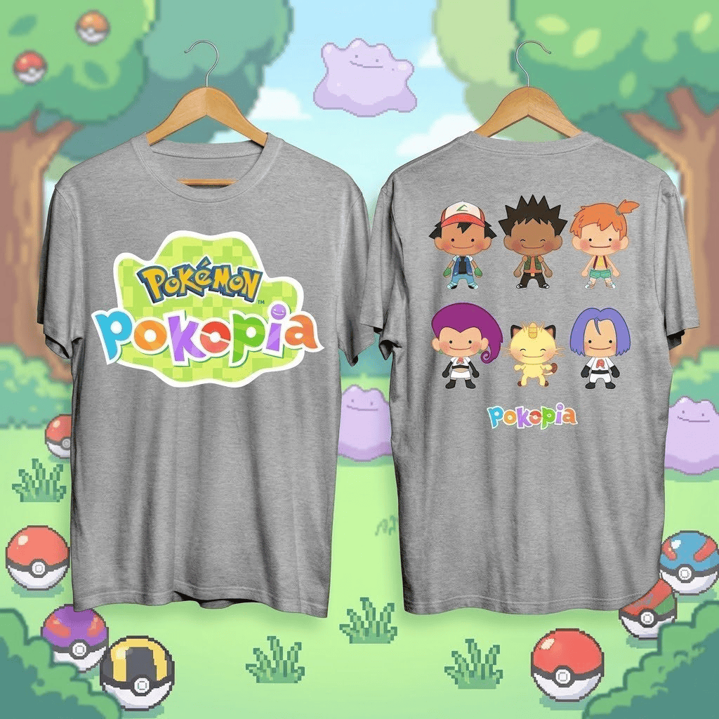 Pokemon Merch 2026 Pokemon Pokopia T-Shirt Best Birthday Present For BFF - Merchluma