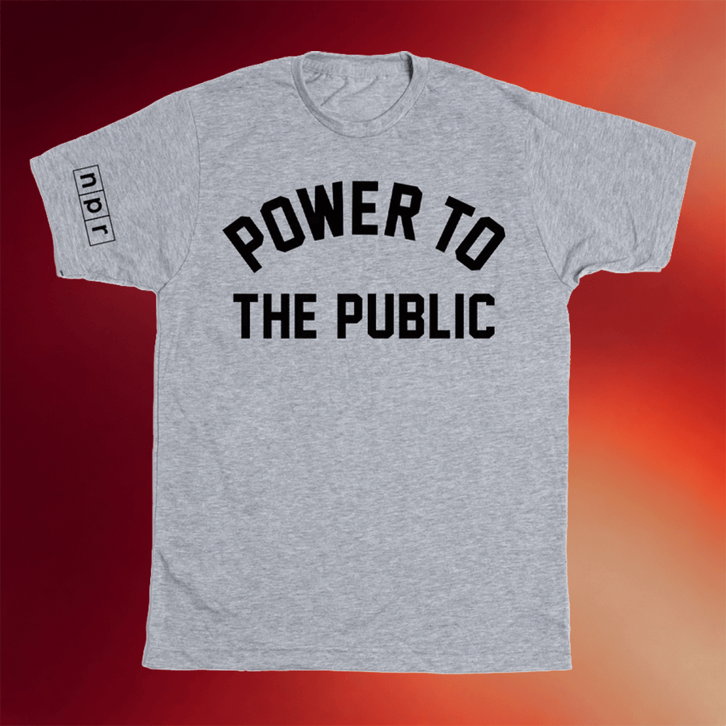 NPR Merch Power To The Public T-Shirt NPR Shirt Birthday Gift Ideas For Son - Merchluma