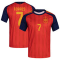#7 Ferran Torres Jersey Shirt Spain FIFA World Cup 2026 Merch Home Jersey Football Fan Gear - Merchluma