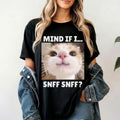 Mind If I Funny Cat Meme T-Shirt Internet Humor Shirt Best Gifts For Him - Merchluma