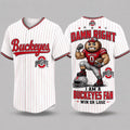 Ohio State Buckeyes Merch Mascot Forever Loyal Fan Baseball Jersey Birthday Gift Ideas For Him - Merchluma