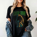 Saw Him Bigfoot Merch Funny Sasquatch Graphic T-Shirt Gifts For Husband - Merchluma