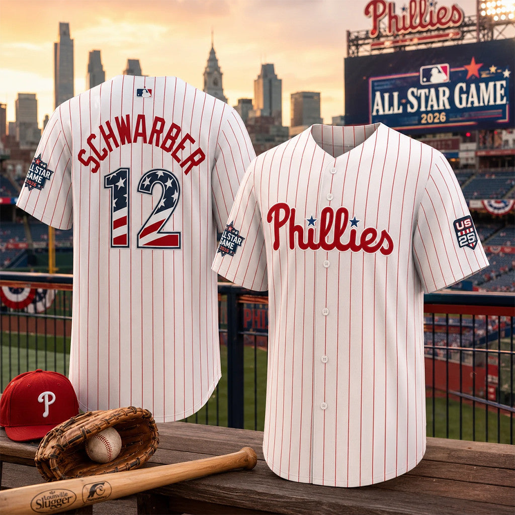 Philadelphia Phillies Merch All-Star Game 2026 America 250th Anniversary Baseball Jersey - Merchluma