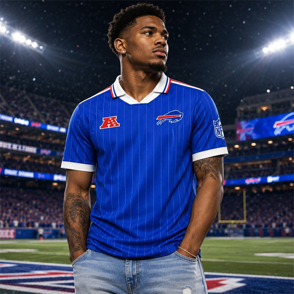 Buffalo Bills Football V-Neck Jersey Buffalo Bills Merch Best Gifts For Him - Merchluma