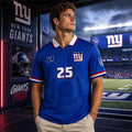 New York Giants Football V-Neck Jersey New York Giants Merch Gifts For Superfans - Merchluma