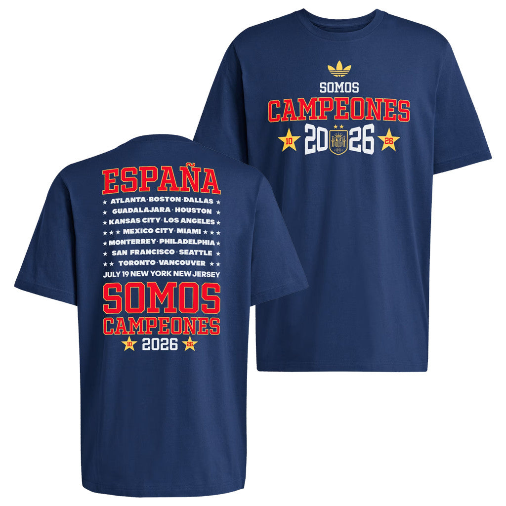 Spain World Cup Champions Merch 2026 Spain We Are Champions T-Shirt Best Gift For Husband - Merchluma