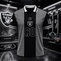 Las Vegas Raiders 60th Anniversary V-Neck Jersey Las Vegas Raiders Merch Gift Ideas For Husband - Merchluma