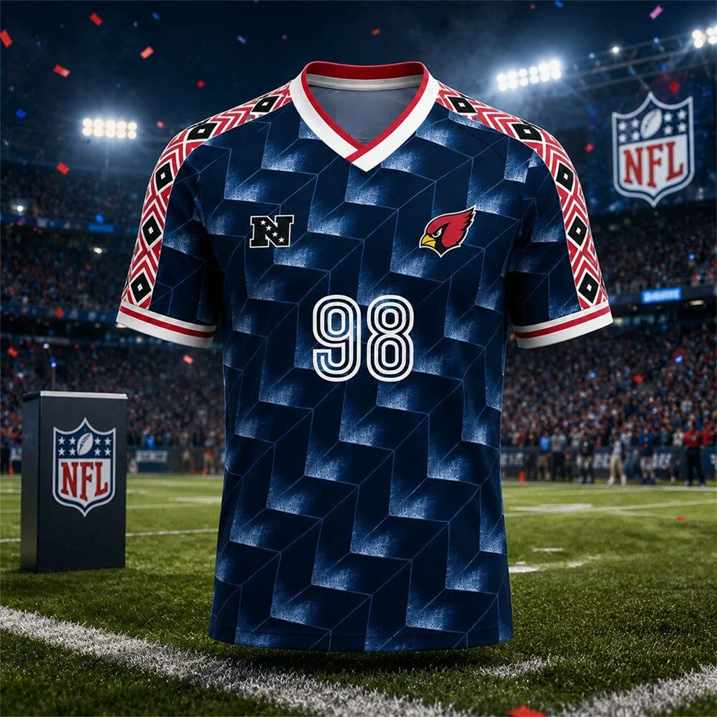 Arizona Cardinals Football V-Neck Shirt Arizona Cardinals Merch Present Ideas - Merchluma