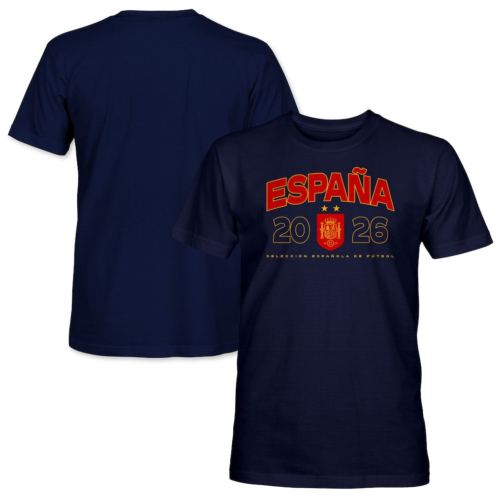 Spain World Cup Champions Merch Spain National Team 2026 Champions T-Shirt Navy Gift For Brother - Merchluma
